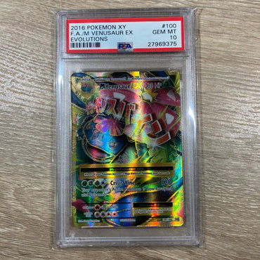 M Venusaur EX (100/108) [XY: Evolutions] PSA 10 (27969375) Graded Card