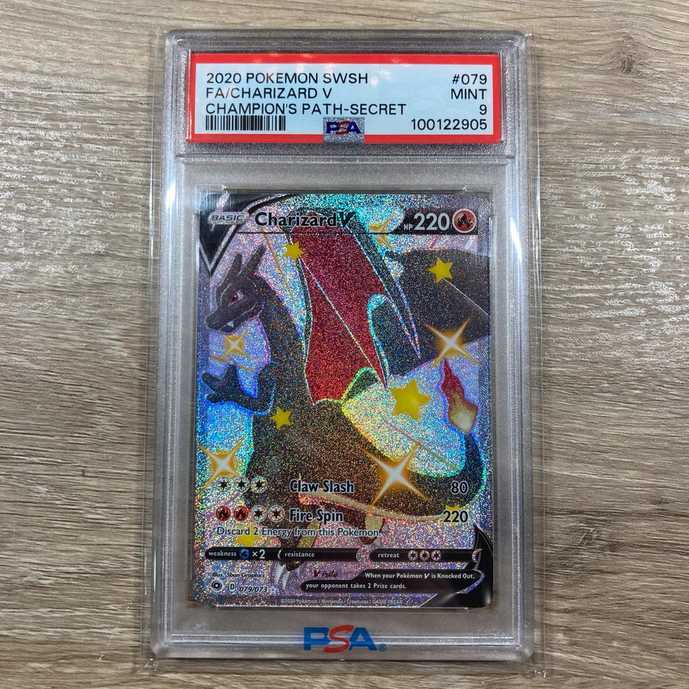 Charizard V (079/073) [Sword & Shield: Champion's Path] PSA 9 (100122905) Graded Card