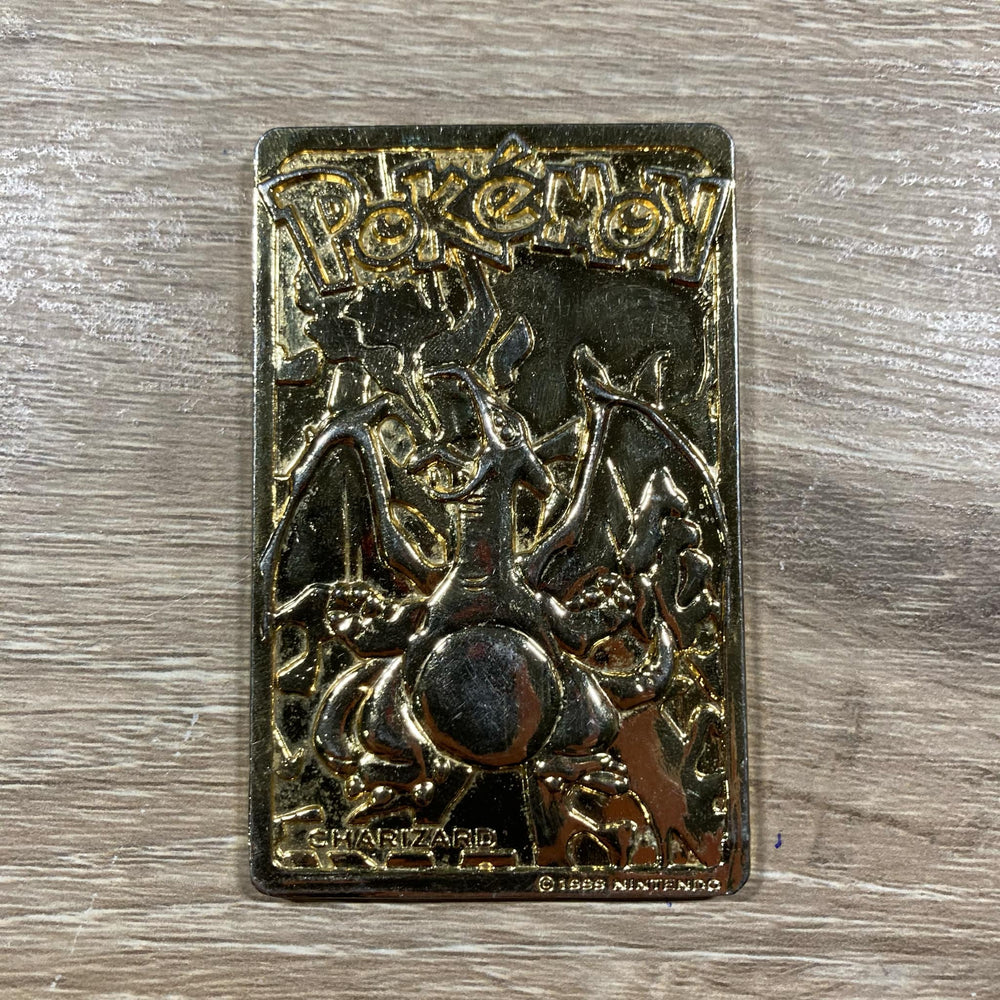 Charizard [Gold Plated] #6 Pokemon Burger King