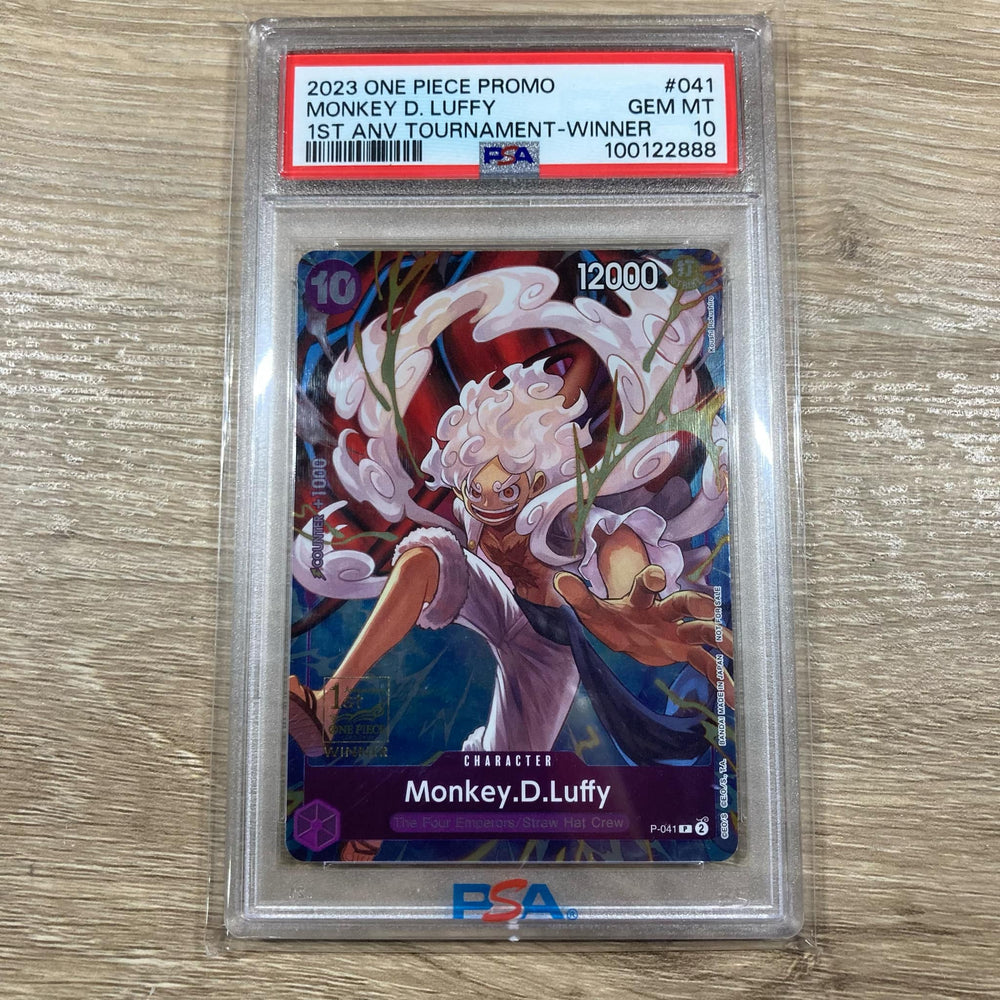 Monkey.D.Luffy (1st Anniversary Tournament) [One Piece Promotion Cards] PSA 10 (100122888) Graded Card