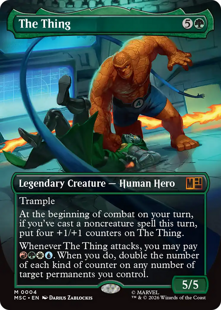 The Thing (Borderless) [Marvel Super Heroes Commander]