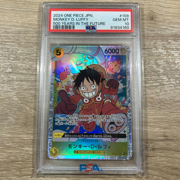 Monkey.D.Luffy - OP07-109 - Super Rare - Foil Japanese PSA 10 (91834160) Graded Card