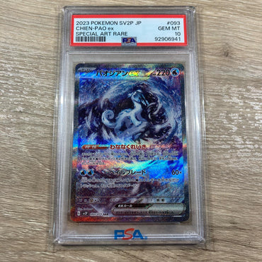 Chien-Pao ex #93 Pokemon Japanese Snow Hazard PSA 10 (92906941) Graded Card