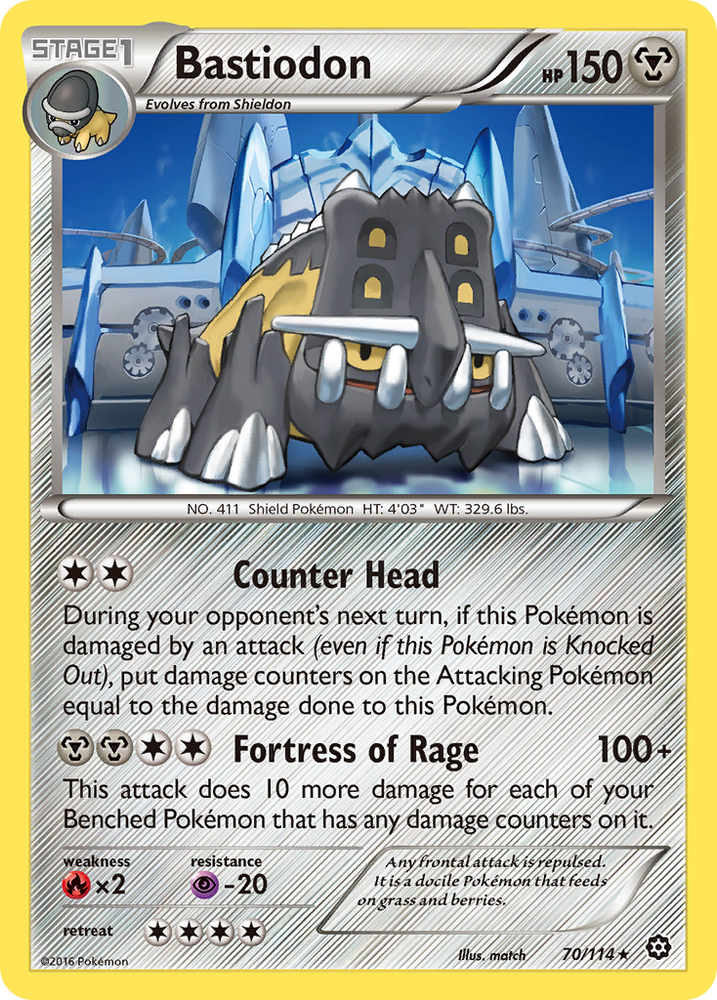 Bastiodon (70/114) [XY: Steam Siege]