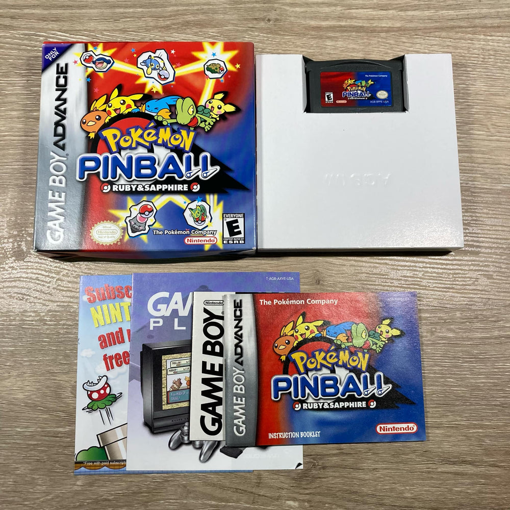 Pokemon Pinball Ruby and Sapphire GameBoy Advance