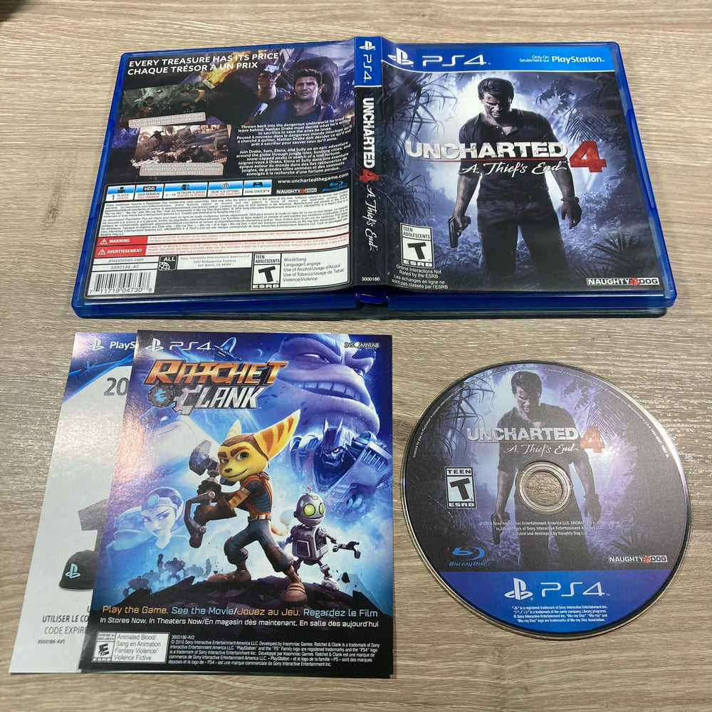 Uncharted 4 A Thief's End Playstation 4