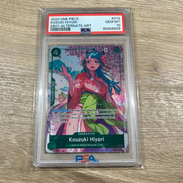 Kouzuki Hiyori (Alternate Art) - EB01-013 - Rare Foil PSA 10 (95906505) Graded Card