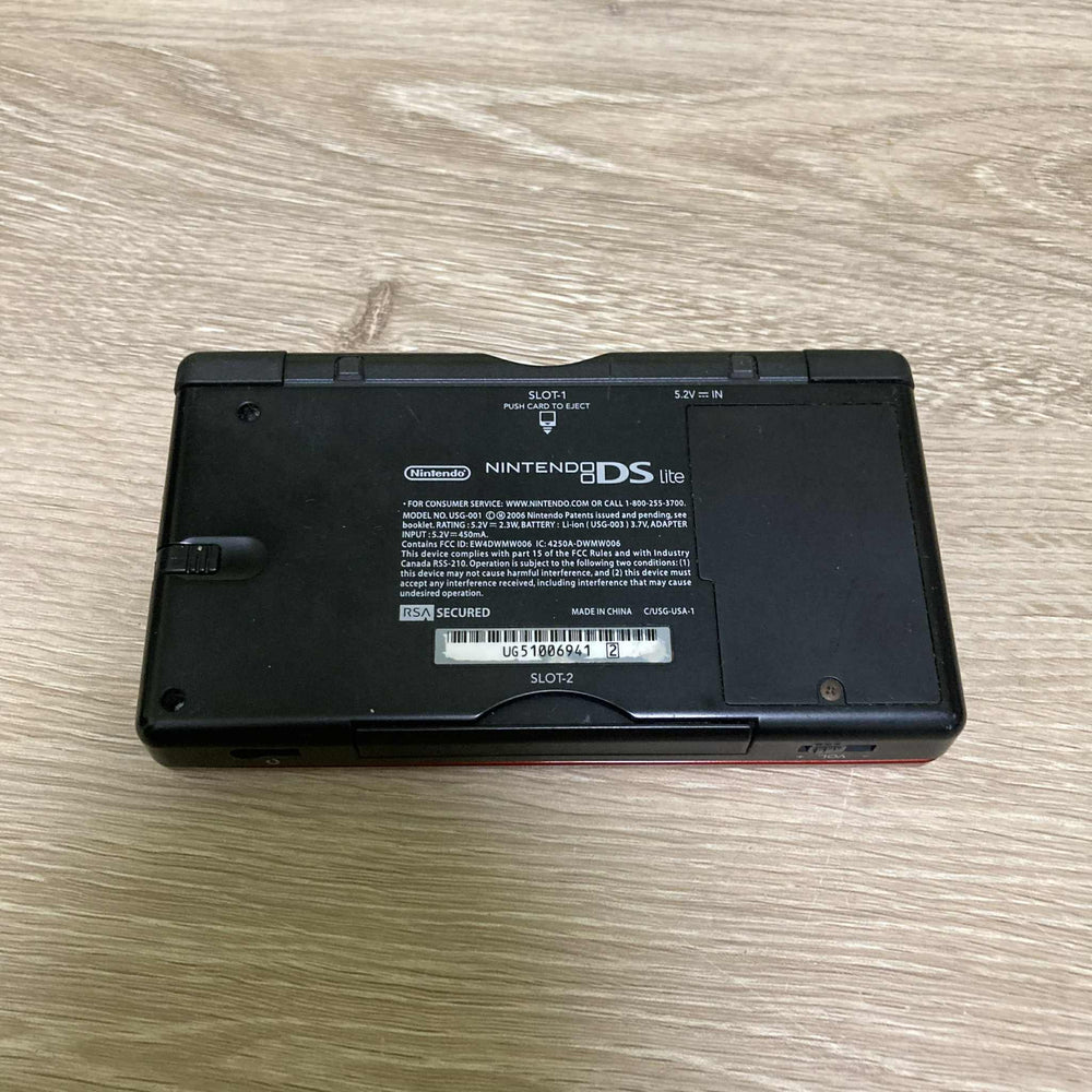 Red Crimson & Black Nintendo DS Lite Nintendo DS Console