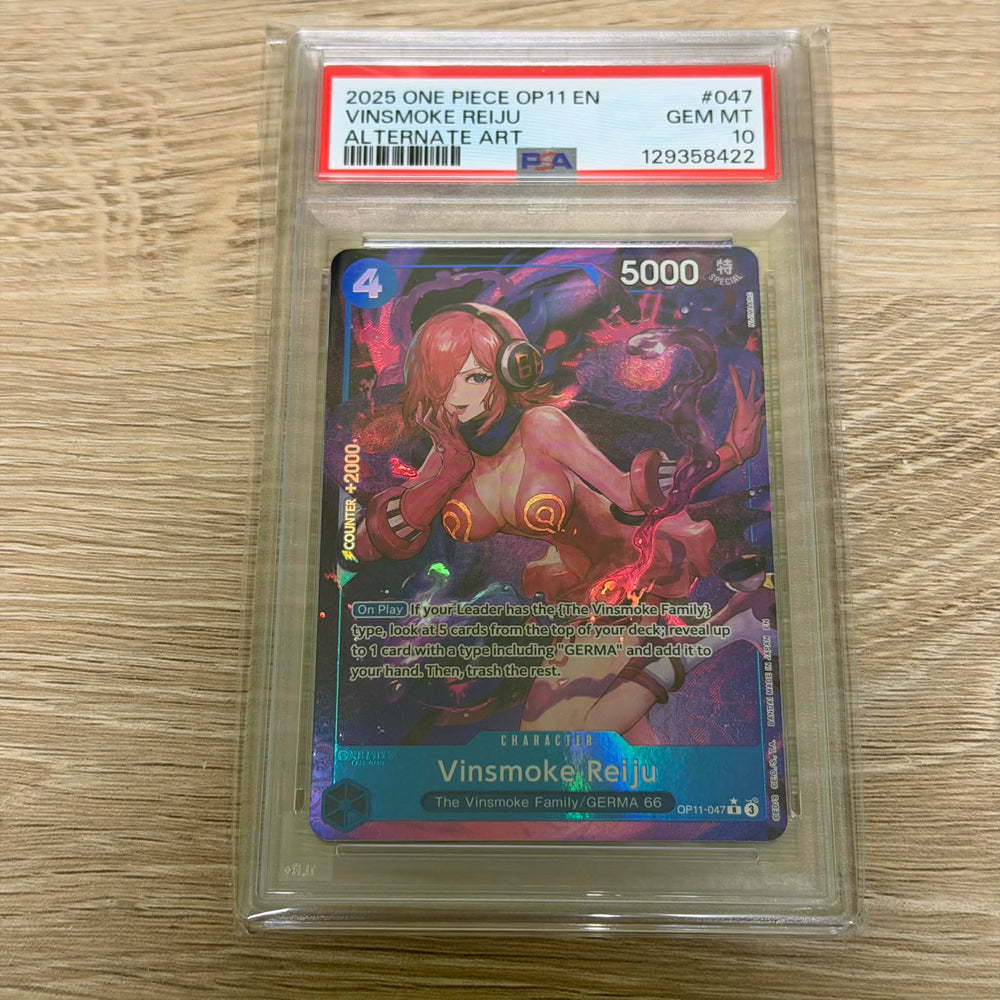 Vinsmoke Reiju (Alternate Art) [A Fist of Divine Speed] PSA 10 (129358422) Graded Card