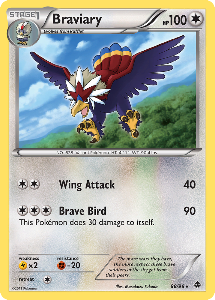 Braviary (88/98) [Black & White: Emerging Powers]