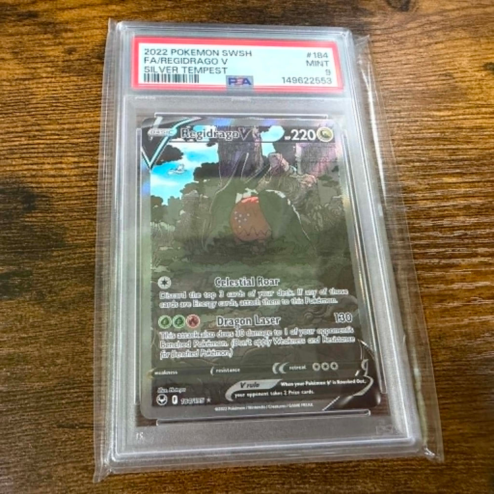 Regidrago V (184/195) [Sword & Shield: Silver Tempest] PSA 9 (149622553) Graded Card