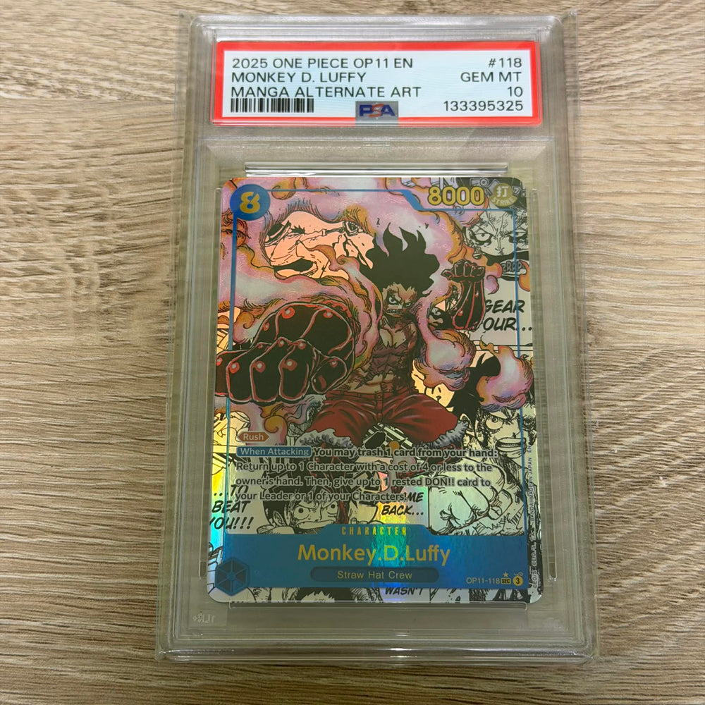 Monkey.D.Luffy (Manga) [A Fist of Divine Speed] PSA 10 (133395325) Graded Card