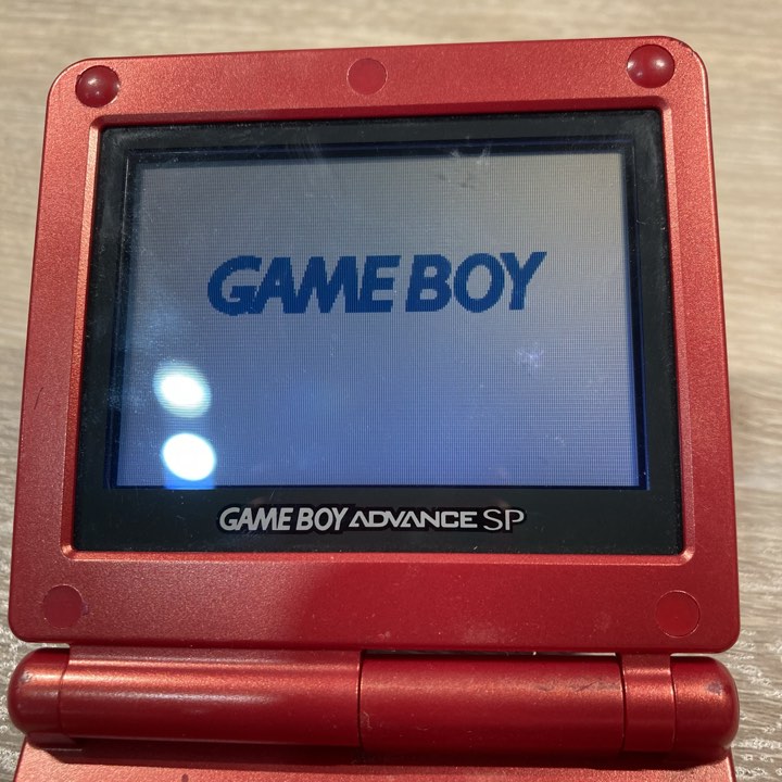 Red Gameboy Advance SP GameBoy Advance Console