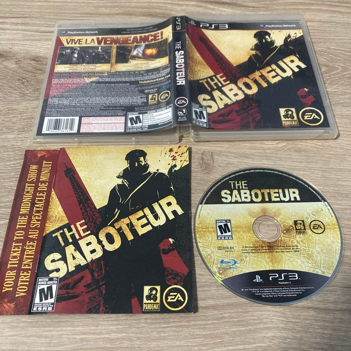 The Saboteur Playstation 3