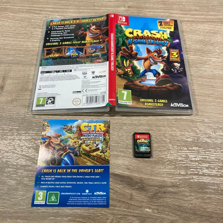 Crash Bandicoot N. Sane Trilogy Nintendo Switch