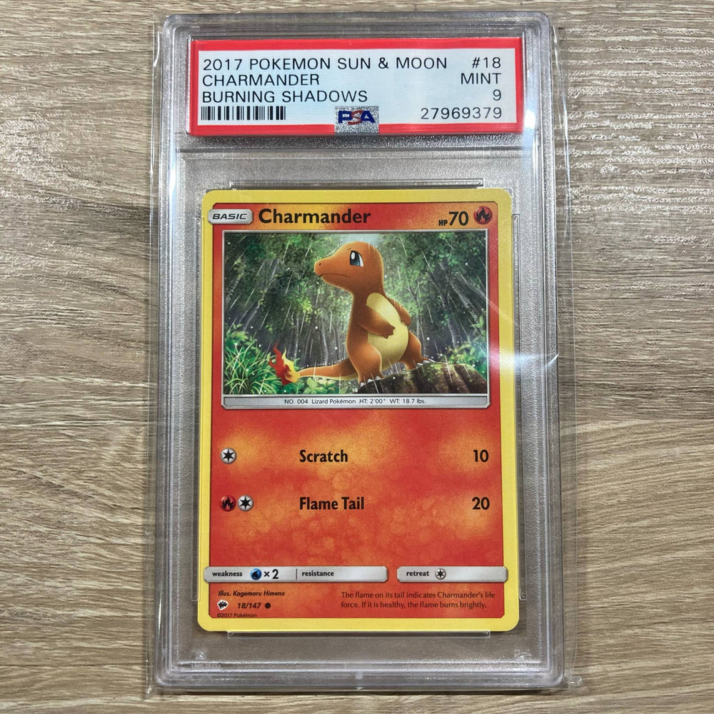 Charmander (18/147) [Sun & Moon: Burning Shadows] PSA 9 (27969379) Graded Card