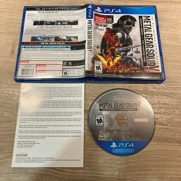 Metal Gear Solid V The Definitive Experience Playstation 4