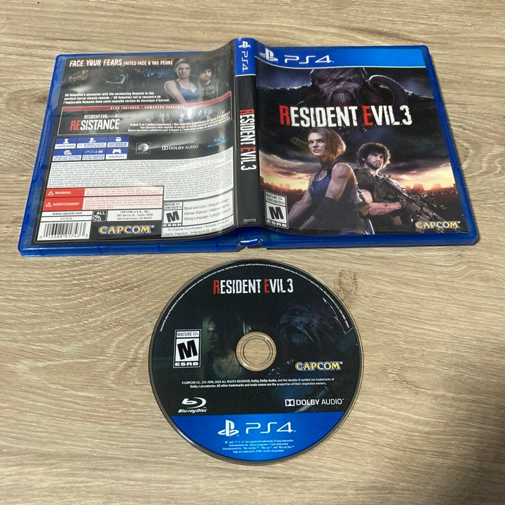 Resident Evil 3 Playstation 4