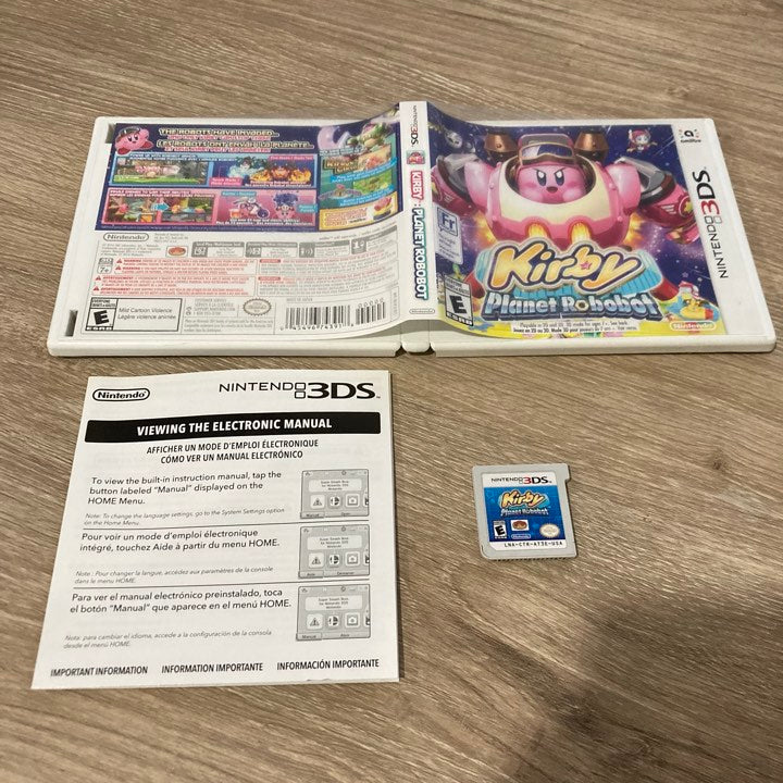 Kirby Planet Robobot Nintendo 3DS