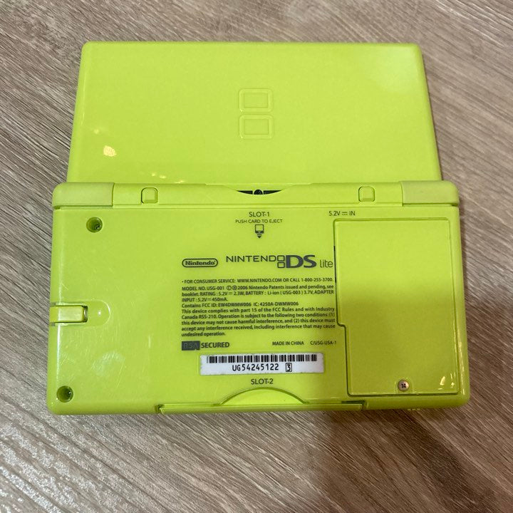 Lime Green Nintendo DS Lite Nintendo DS Console