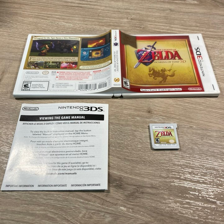 Zelda Ocarina Of Time 3D [Nintendo Selects] Nintendo 3DS