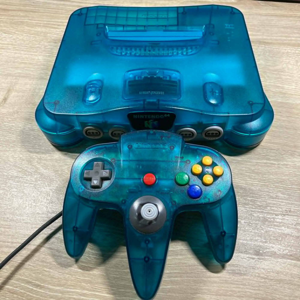 Funtastic Ice Blue Nintendo 64 System Nintendo 64 Console
