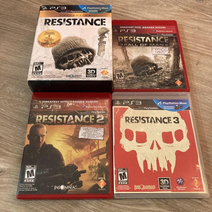 Resistance Trilogy Collection 3-Pack (3 Disc) Playstation 3