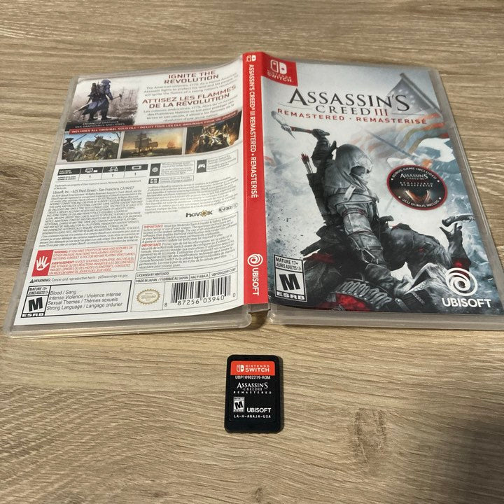 Assassin's Creed III Remastered Nintendo Switch