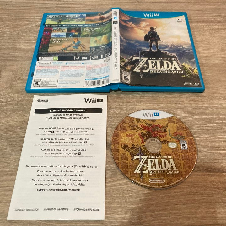 Zelda Breath Of The Wild [First Print] Wii U