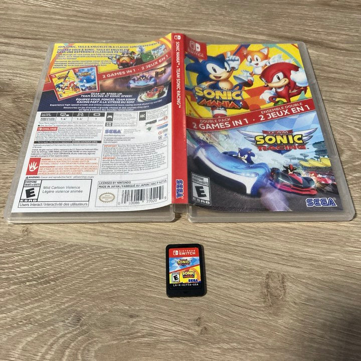 Sonic Mania + Team Sonic Racing Double Pack Nintendo Switch