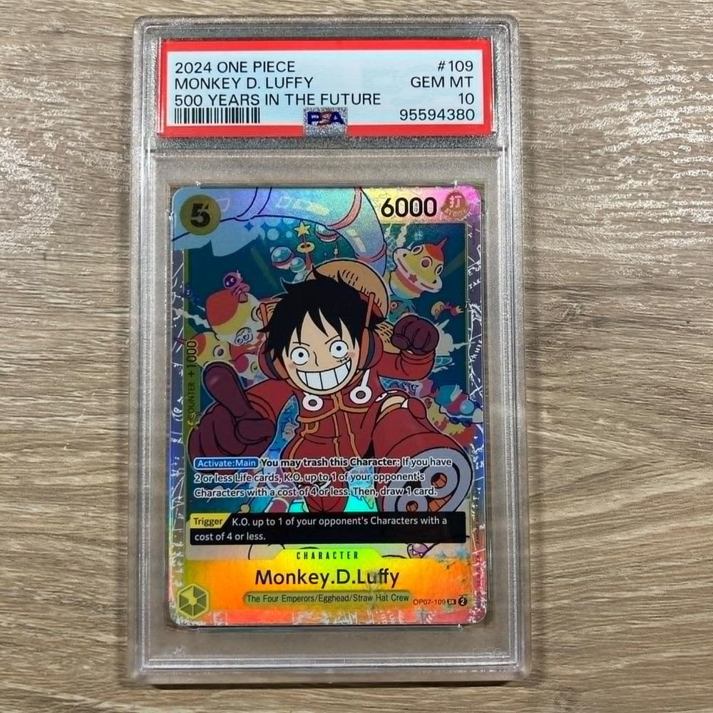 Monkey.D.Luffy - OP07-109 - Super Rare - Foil PSA 10 (95594380) Graded Card