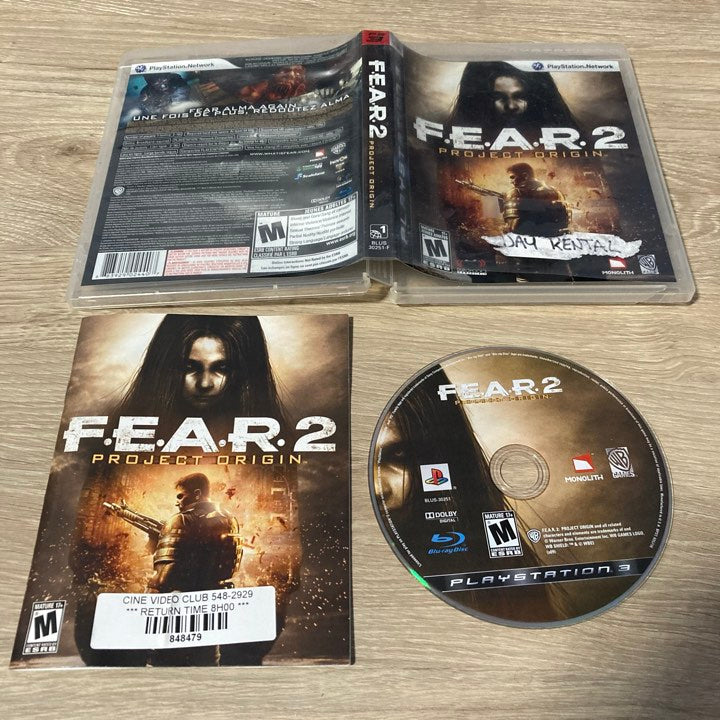F.E.A.R. 2 Project Origin Playstation 3