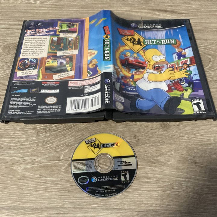 The Simpsons Hit And Run Gamecube