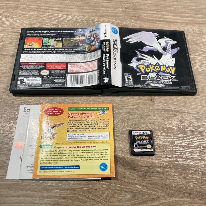Pokemon Black Nintendo DS