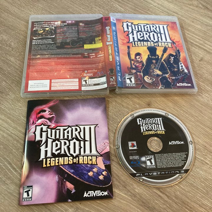 Guitar Hero III Legends Of Rock Playstation 3