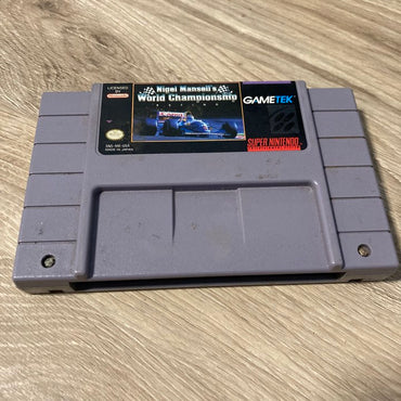 Nigel Mansell's World Championship Racing Super Nintendo