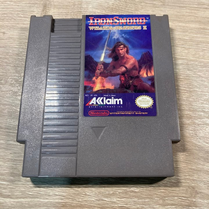 Iron Sword Wizards And Warriors II NES