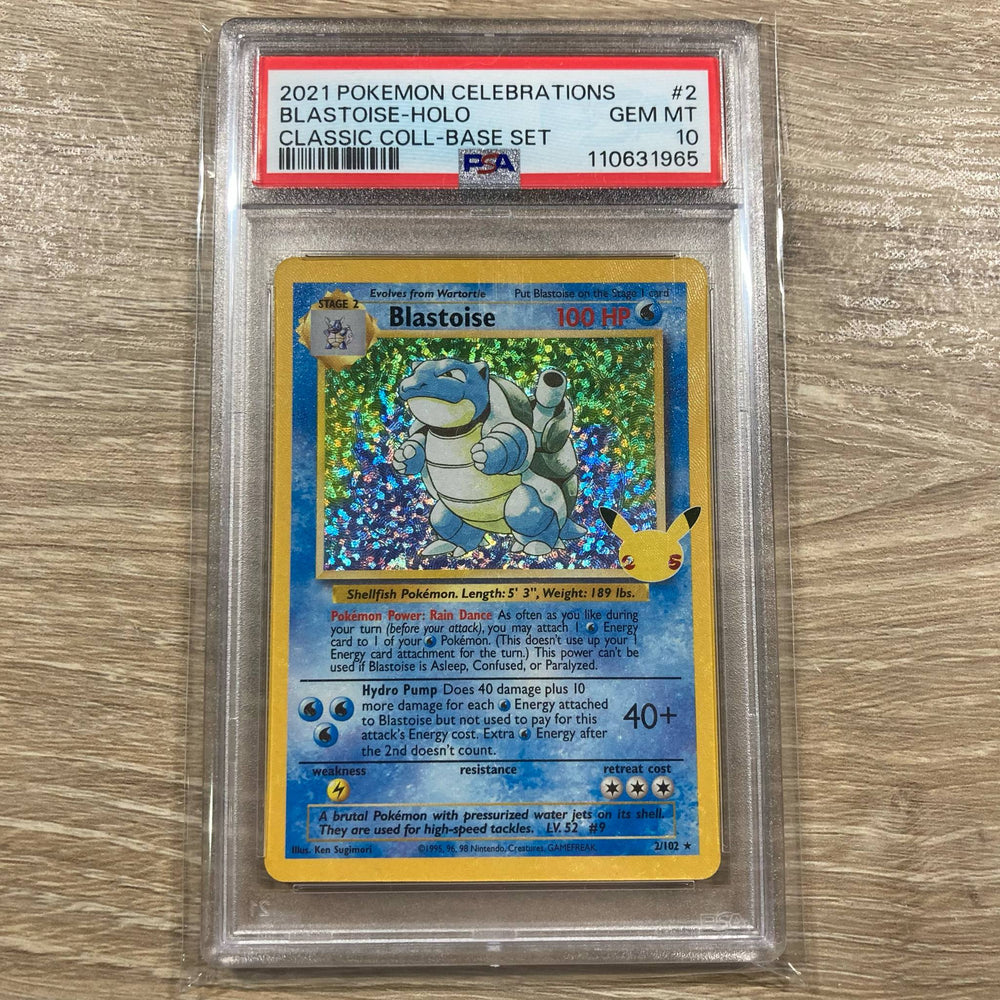 Blastoise (2/102) [Celebrations: 25th Anniversary - Classic Collection] PSA 10 (110631965) Graded Card