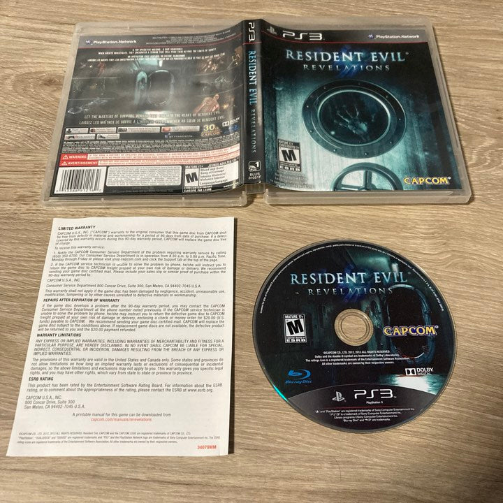 Resident Evil Revelations Playstation 3