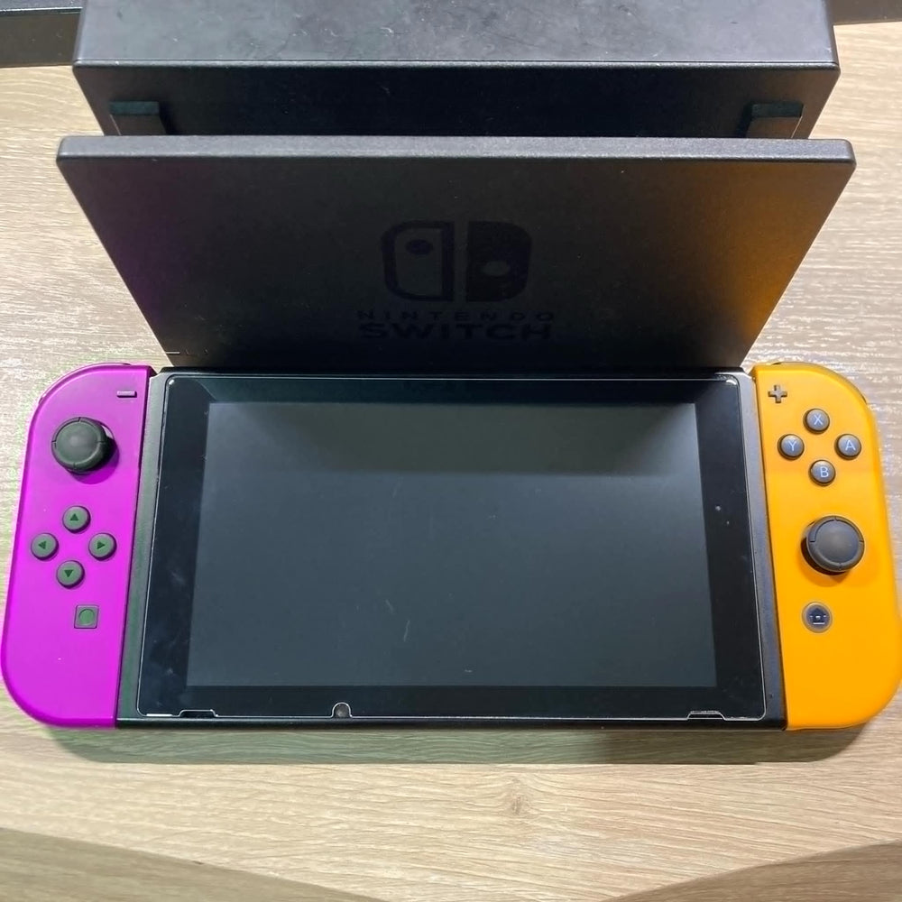 Nintendo Switch with Purple and Yellow Joy-con Nintendo Switch Console