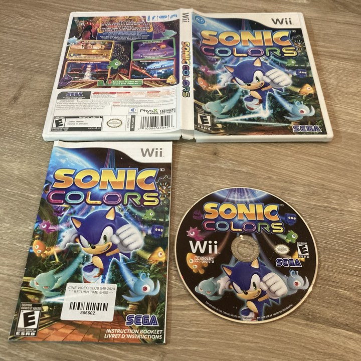 Sonic Colors Wii