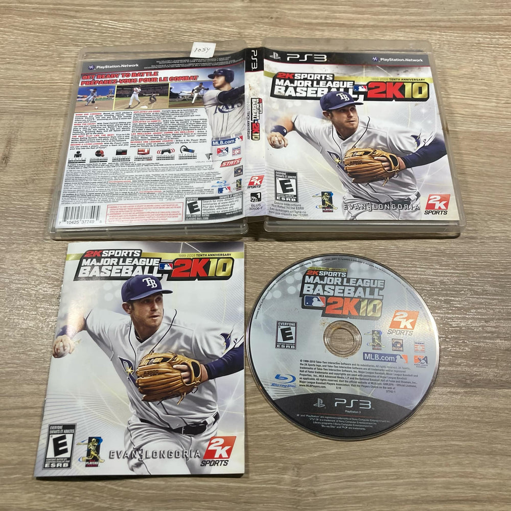 Major League Baseball 2K10 Playstation 3
