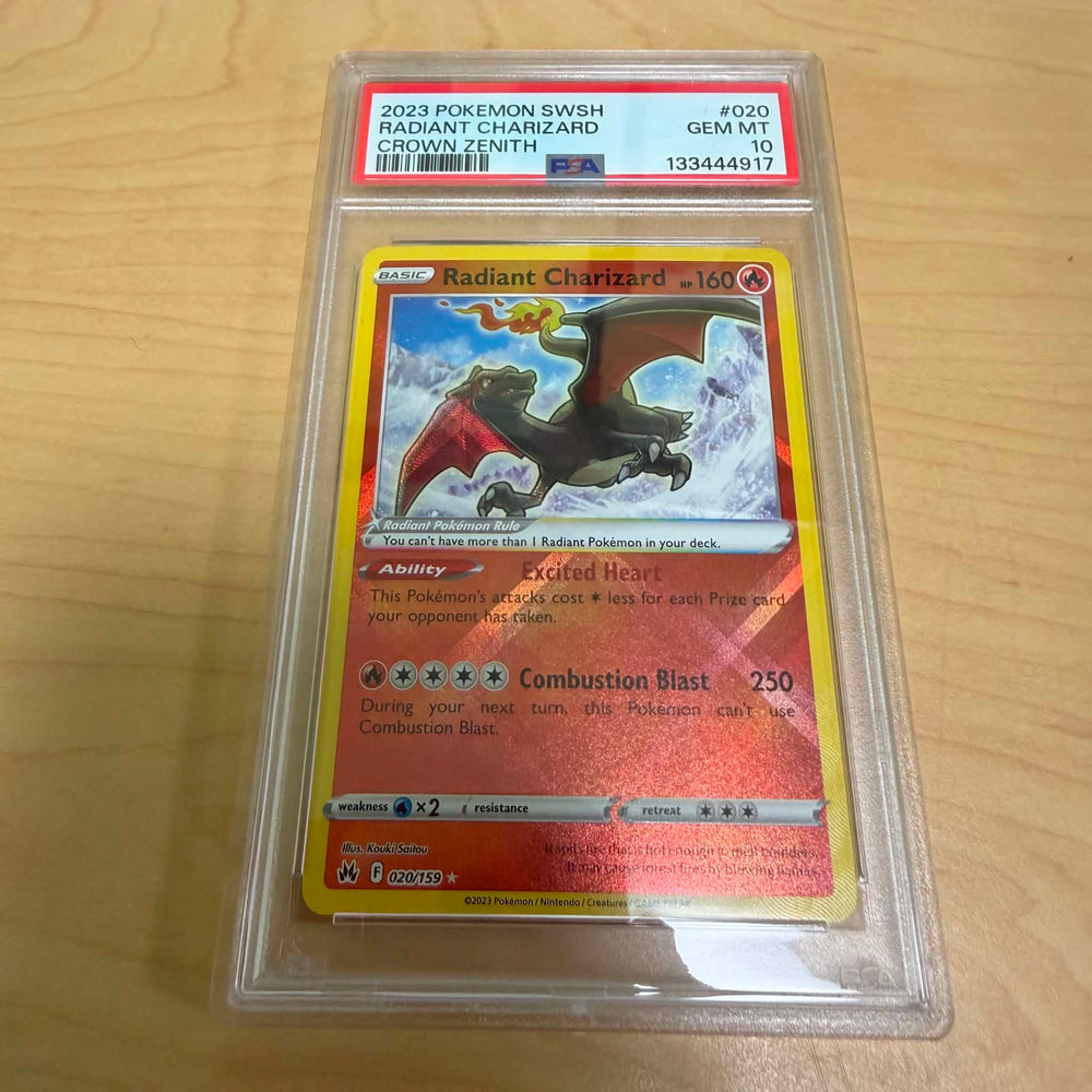 Radiant Charizard (020/159) [Sword & Shield: Crown Zenith] PSA 10 (133444917) Graded Card