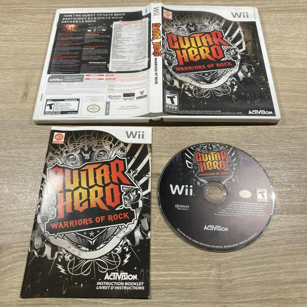 Guitar Hero: Warriors of Rock Wii