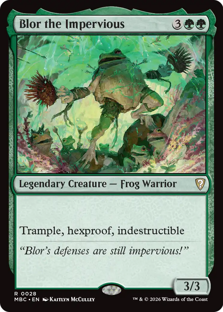 Blor the Impervious [Mystery Booster: Commander Edition]