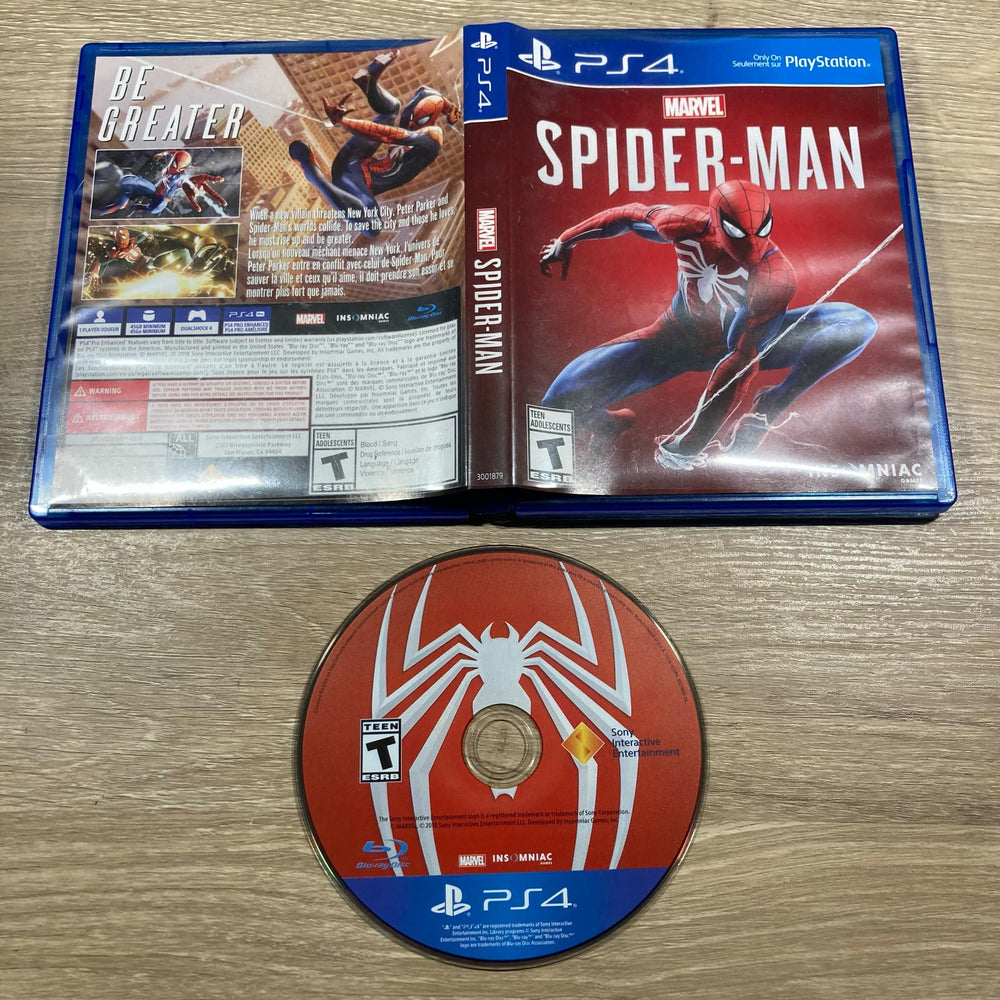 Marvel Spiderman Playstation 4