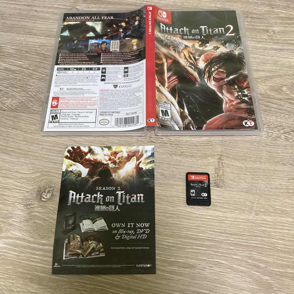 Attack on Titan 2 Nintendo Switch