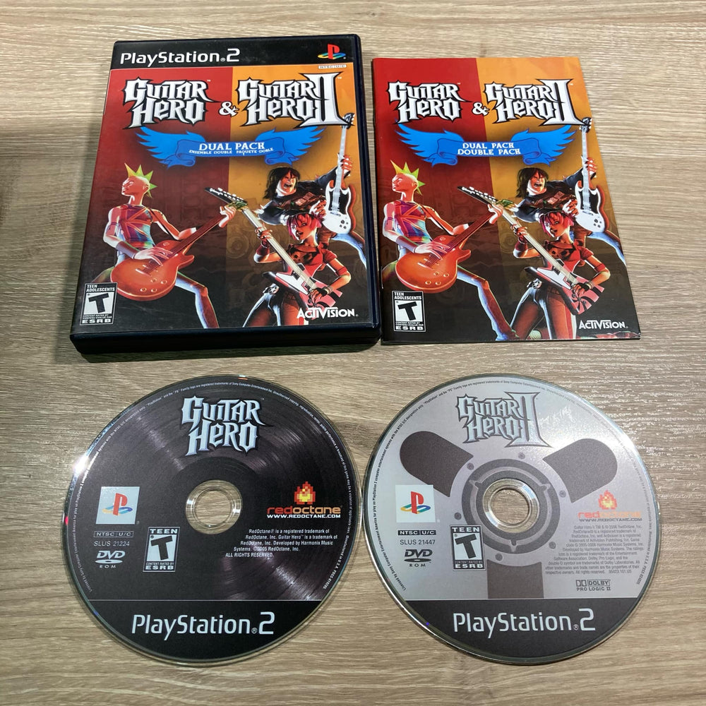 Guitar Hero & Guitar Hero 2 Dual Pack Playstation 2