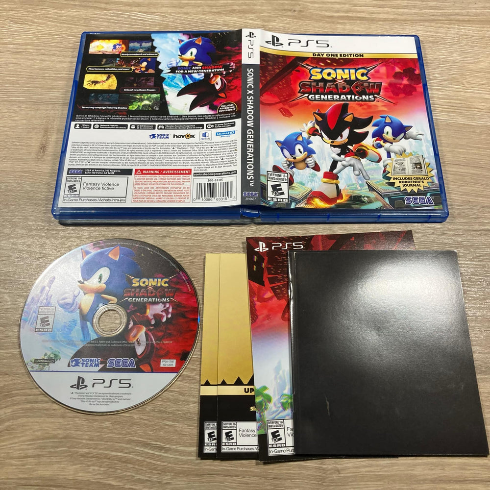 Sonic X Shadow Generations [Day One Edition] Playstation 5