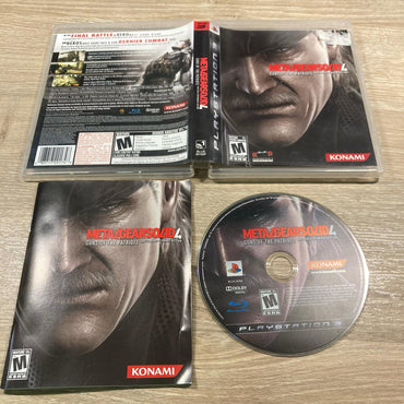 Metal Gear Solid 4 Guns of the Patriots Playstation 3